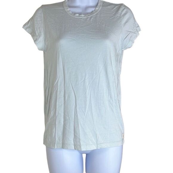 Marine Layer Light Blue Green Crewneck T Shirt XS Short Sleeve Cotton Modal - Picture 1 of 10